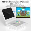 Miyoo Mini Flip Retro Handheld Game Console, 2.8 Inch 750*560 IPS Screen, Portable Linux Emulator Handheld, Gift for Men & Women, Gray view 3