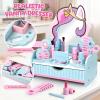 Toyssa Unicorn Wooden Vanity Set, Pretend Makeup Toys for Girls Ages 3-6 view 3