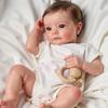 Anano Baby Doll with Accessories 19inch Reborn Baby Doll Silicone Full Body Girl Real Life Babys Dolls Silicone Full Body Girls Babys Dolls for 2+ Year Old Girls Vinyl Toys view 2