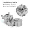 Aluminum Alloy Transmission Case Housing Set, RC Gearbox Cover for Redcat GEN8 1/10 RC Car, CNC Machined PTFE Coated Hardened Alloy 6061 - T6, Lightweight Durable Gearbox Shell wit (Silver) view 4