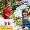 BHMNDSKY Video Walkie Talkies for Kids,with Long-Distance Transmission and High-Definition Display,Suitable As Gifts for Boys and Girls Aged 3-12,Perfect for Family Games (Pink + Blue) view 2