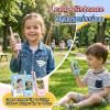 BHMNDSKY Video Walkie Talkies for Kids,with Long-Distance Transmission and High-Definition Display,Suitable As Gifts for Boys and Girls Aged 3-12,Perfect for Family Games (Pink + Blue) view 3