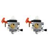 2X Carburetor 2.5mm Compatible With Garden Tool Parts FS 130 HT 130 HT 131 130 FS130 FS130R FR130T HT130 HT131 KM130 KM130R C1Q-S173 view 2