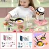 Kids Real Cooking Set, 22Pcs Food-Grade Stainless Steel Junior Chef Kit with Knife & Tools, Beginner Educational Cooking Toys, Mini Kitchen Utensils for Boys Girls (Pink) view 4