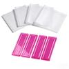 4 Sets Pink Mahjong Card Sleeve and Line Finder for 2025 2026 Mahjong Cards, Clear Acrylic Line Reader Strips & Durable PVC Card Protector Covers with Storage Bag, Fits Large Print Scorecards (Pink) view 1