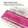 4 Sets Pink Mahjong Card Sleeve and Line Finder for 2025 2026 Mahjong Cards, Clear Acrylic Line Reader Strips & Durable PVC Card Protector Covers with Storage Bag, Fits Large Print Scorecards (Pink) view 2
