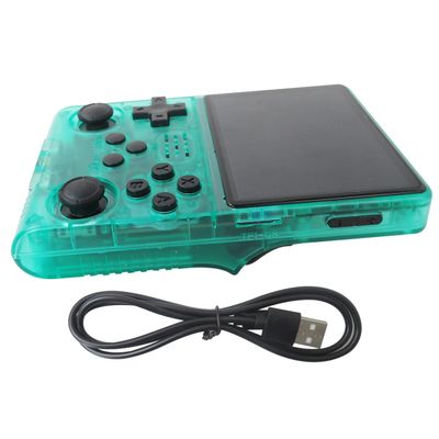 2026 New R40S Retro Game Console - 3.5 Inch IPS Screen, 256G Extra Large Memory, Portable Pocket Video Player, for Linux System, Travel Essentials, Perfect for Halloween(Green)