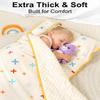 Primlect Thickened Toddler Nap Mat with Removable Pillow and Minky Blanket, Extra Large 55''x35'' Sleeping Bag, Washable, Roll up, Perfect for Daycare, Preschool, Kindergarten, Boys and Girls Beige view 2