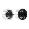 1.9 Beadlock Wheel Rim,WONFAST 4PCS Deep Dish Aluminum Negative Offset-10mm Wheel Rim Hub for 1/10 RC Crawler Car for Axial SCX10 TRX4 TRX6 VS4-10 Gen8 MST Upgrade Parts (Black) view 4