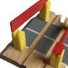 EHJRE Wooden Toy Train Accessory Montessori Toys Building Educational Toys for 3+ Year Olds, Level Crossing view 3