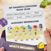 YESHIN Electric Train Set with 3D Flexible Track for Kids Ages 3 4 5 6 7 8 DIY Modular STEM Building Train Tracks and Electric Cars Anti-Gravity Racing Track Building Blocks Toy for Toddlers Ages 3-5 view 4