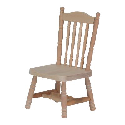 Waldosia 1:12 Scale Miniature Dollhouse Leisure Chair Realistic Wooden Accent Chair for Living Room & Relaxing Scenes