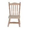 Waldosia 1:12 Scale Miniature Dollhouse Leisure Chair Realistic Wooden Accent Chair for Living Room & Relaxing Scenes view 2
