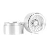1.9 Beadlock Wheel Rim,WONFAST 4PCS Deep Dish Aluminum Negative Offset-10mm Wheel Rim Hub for 1/10 RC Crawler Car for Axial SCX10 TRX4 TRX6 VS4-10 Gen8 MST Upgrade Parts (20Holes-Silver) view 4