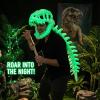 2026 New, dinosaur skeleton plush costume, 3D Skeleton Design, Glow-in-the-dark dinosaur costume, it will glow continuously for 3-6 hours,for parties,entertainment, and role-playing, 45.28 Inches. view 3