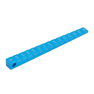 RC Crawlers Toys For 1/10 Aluminum Alloy Chassis Ride Height Droop Gauge 3-10mm RC Drift Car(Blue)