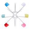 100 Pieces Diaper Pins Head Cloth Brooches with Locking Closures Stainless Steel Sewing Tool Locking view 4