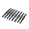 RC Crawlers Toys For Huangbo ZP1001 ZP1002 ZP1003 ZP1004 ZP1005 ZP1008 1/10 8pcs Metal Chassis Suspension Link Rod Tie RC Car Upgrade Parts(Black) view 1