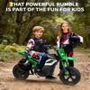 24V Kids Motorcycle, 350w Electric Dirt Bike with 13.67 MPH Max Speed & 12-Mile Range,Rear Wheel Suspension, Twist Grip Throttle, Rubber Tires view 2