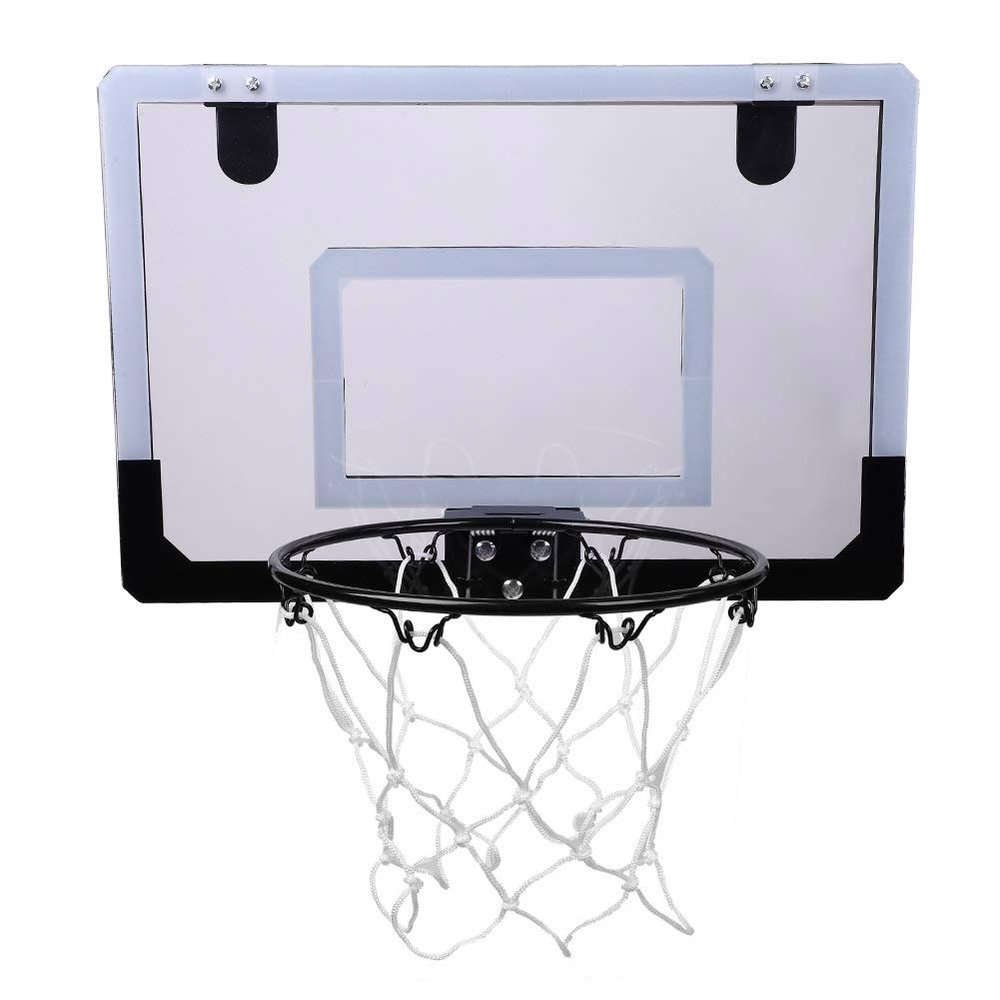 Alomejor Basketball Backboard, PVC Backboard, Easy Install Door Wall Mounted, Spring Rebound for Basketball
