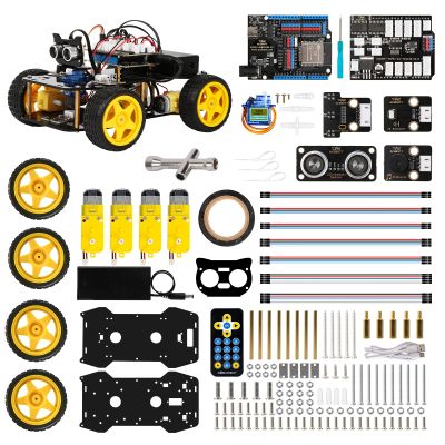 ACEBOTT Robotics Kit for Kids Ages 8-12 12-16, Smart Robot Car Kit Compatible with Arduino & Scratch, STEM Toys Coding Robot Kit with App Control, STEM Gifts for Kids and Teens