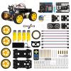 ACEBOTT Robotics Kit for Kids Ages 8-12 12-16, Smart Robot Car Kit Compatible with Arduino & Scratch, STEM Toys Coding Robot Kit with App Control, STEM Gifts for Kids and Teens view 1