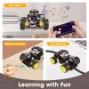 ACEBOTT Robotics Kit for Kids Ages 8-12 12-16, Smart Robot Car Kit Compatible with Arduino & Scratch, STEM Toys Coding Robot Kit with App Control, STEM Gifts for Kids and Teens view 4