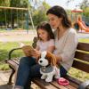 Ai Realistic Robot Puppy, Robotic Dog Realistic Pet, Walking, Touch Control, Barking, Tail Wagging, Interactive Plush Toys for 2-8 Year Old Boys Girls Presents view 2