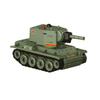WOWOBONTOY RC Battle Tank, 1/64 Scale 2.4G Mini RC Battle Tank Model with Infrared Combat Mode, Rotating Turret and Track Drive, Military Vehicles Model for Teens & Adult (Green) view 2