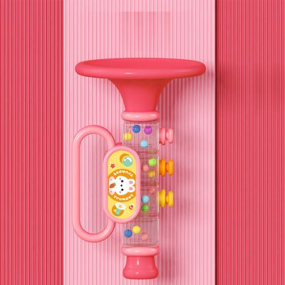 Chiyyak Trumpet Toy for Children, Multifunctional, Cartoon Design, Premium Material Musical Instrument, Whistle for Children Playable with Fine Craftsmanship, Type of (Rosea)
