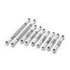 RC Crawlers Toys For WLtoys 12423 12427 12428 12429 FY 1/12 RC Car Metal Adjustable Pull Rod Upgrade Steering Linkage Assembly(Silver) view 1