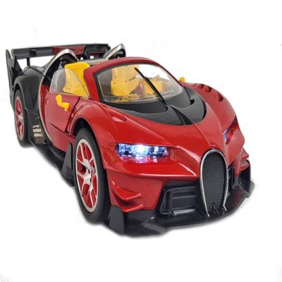 BestPriceCenter Remote Control High Speed Sports Car Red 1:14 Scale RC Toy with Full Function Movement Lights Sounds for Kids Age 3 Plus