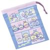 Skater KB63SN-A Children's Cup Bag, Drawstring Bag, Made in Japan, Sumikko Gurashi, Dream Tail view 1
