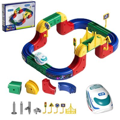 Electric Train Track Set, Suitable for Children Aged 3 and Up, Features Anti-Gravity Technology, an Educational Toy, for Birthday Party Gifts. (186)