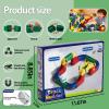 Electric Train Track Set, Suitable for Children Aged 3 and Up, Features Anti-Gravity Technology, an Educational Toy, for Birthday Party Gifts. (186) view 4