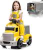 6V Ride on Fire Truck with Music & Led Light - Electric Ride On Car with Storage Box - Ride on Toys for Toddlers 3-5 view 1