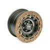 4PCS 2.2'' Aluminum Alloy Wheel Rim 61.5x35mm Hex Hub 12mm RC Spare Parts for 1/10 1/8 YK4082 MJX H8H CROSSRC Crawler RC Car (Brown-Titanium) view 1