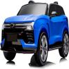 24V Dual Seat Chevrolet Blazer Electric Ride-on SUV for Kids, Officially Licensed with Remote Control, Bluetooth Music, and 3 Speed Settings  for Ages 3-8,Blue view 1