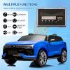 24V Dual Seat Chevrolet Blazer Electric Ride-on SUV for Kids, Officially Licensed with Remote Control, Bluetooth Music, and 3 Speed Settings  for Ages 3-8,Blue view 3