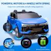 24V Dual Seat Chevrolet Blazer Electric Ride-on SUV for Kids, Officially Licensed with Remote Control, Bluetooth Music, and 3 Speed Settings  for Ages 3-8,Blue view 4