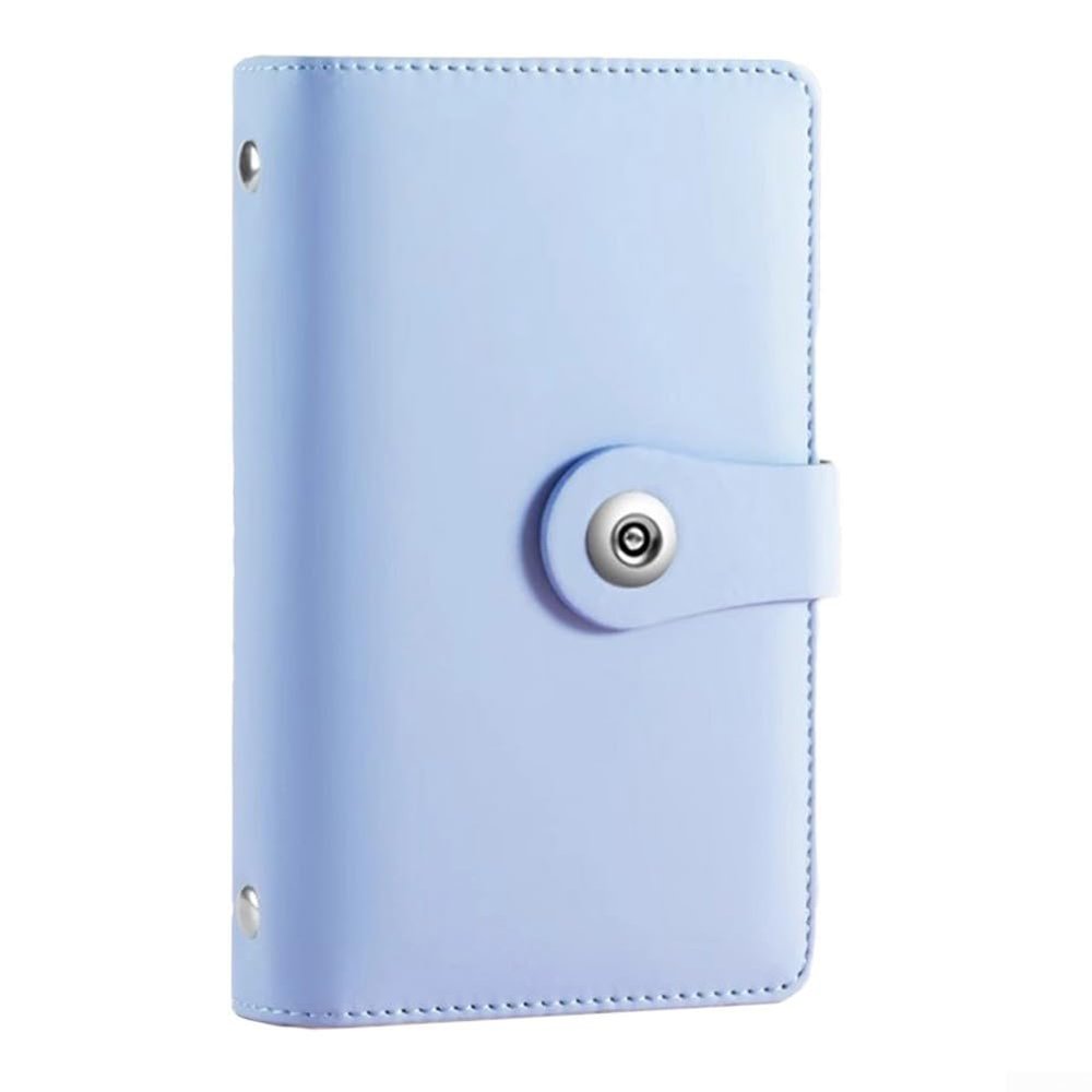 50 pcs Paper Money Collection Album, Banknote Storage Book with Plastic Pockets for Currency & Commemorative Notes(Blue)