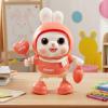 Dancing Bunny Toy - Electric Animal Light, Crawling Training Toy with Interactive Features, Fun Play Details, Engaging Learning Toys, Nursery Crawling Toys for Daycare Birthday Holiday view 3