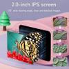 1000x Handheld Microscope for Kids Portable Mini Pocket Microscope with 2.0" HD IPS Screen 1080P Digital Magnifying Glass Scope Science Kits for Home School Handheld for Kids view 4