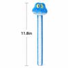 Ahlsense 11.8 in Cute Blue Snake Plush Toy - Cartoon Stuffed Snake Doll with Flexible Body for Bending, for Boys, Girls, Animal Lovers, Fans, Birthdays, and Holidays (Small) view 4