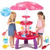 VROGTIK Water Table for Toddlers with Water Pump and Fishing Game Set 3-Tier Kids Sand Water Table with Umbrella Sensory Outdoor Toys for Kids Ages 3-8 Outside Toys Backyard Toddler Girl Toys view 1