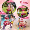 VROGTIK Water Table for Toddlers with Water Pump and Fishing Game Set 3-Tier Kids Sand Water Table with Umbrella Sensory Outdoor Toys for Kids Ages 3-8 Outside Toys Backyard Toddler Girl Toys view 2