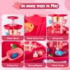 VROGTIK Water Table for Toddlers with Water Pump and Fishing Game Set 3-Tier Kids Sand Water Table with Umbrella Sensory Outdoor Toys for Kids Ages 3-8 Outside Toys Backyard Toddler Girl Toys view 4