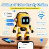 Ai Robot Toy for Kids, Intelligent Interactive Desk Robot with Voice Recognition Feature Talking Companion, Ai-Powered Smart Talking Robots & Learning Games, Educational Toys, Rechargeable Design view 4