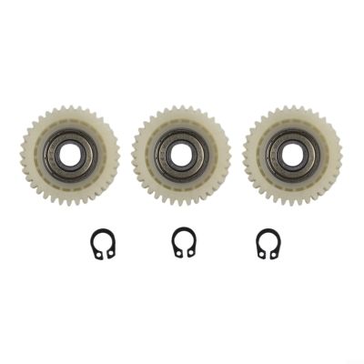 3Pcs 36T Nylon Stainless Steel Planetary Gear Set with Bearings, 38x38x12mm, Replacement for Hub Motor, Wheel Motor Component