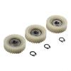 3Pcs 36T Nylon Stainless Steel Planetary Gear Set with Bearings, 38x38x12mm, Replacement for Hub Motor, Wheel Motor Component view 4